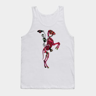 Cowboy skeleton day of the dead. Tank Top